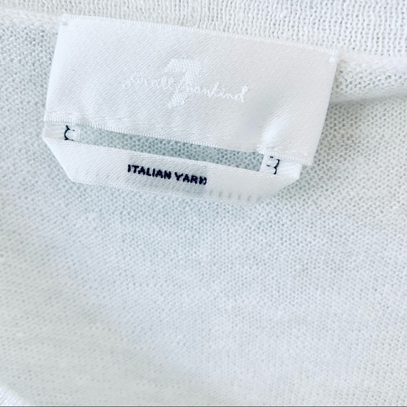 7 For All Mankind Linen & Wool Tank Top (S) - Picture 3 of 7